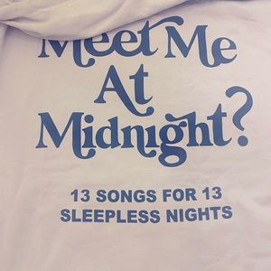 Brand new Taylor Swift Midnights hoodie from a  fandom shop.